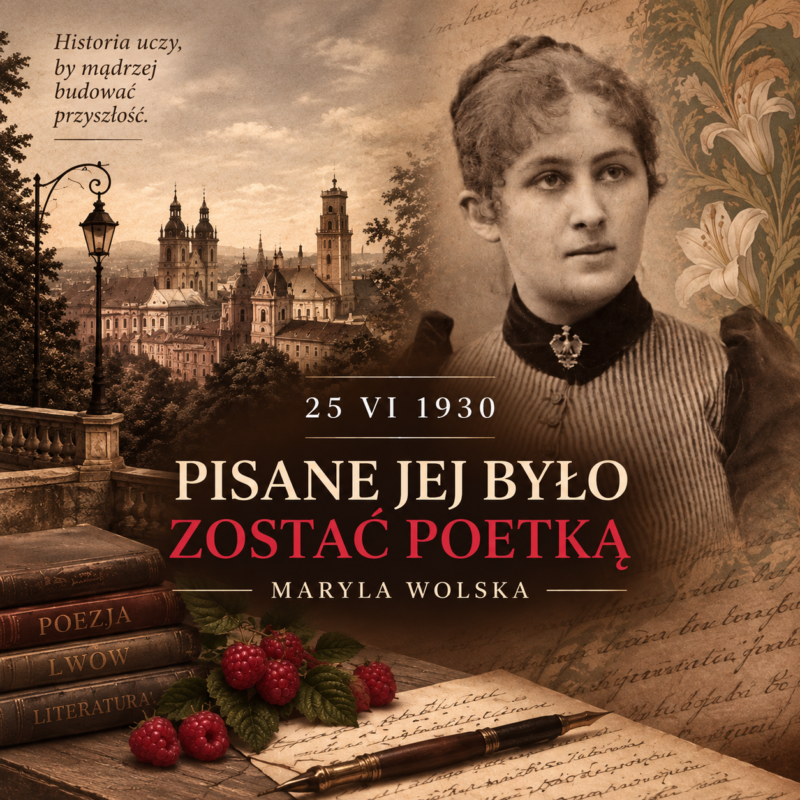 MARYLA WOLSKA. PISANE JEJ BYŁO ZOSTAĆ POETKĄ